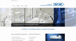 Desktop Screenshot of filt-air.com